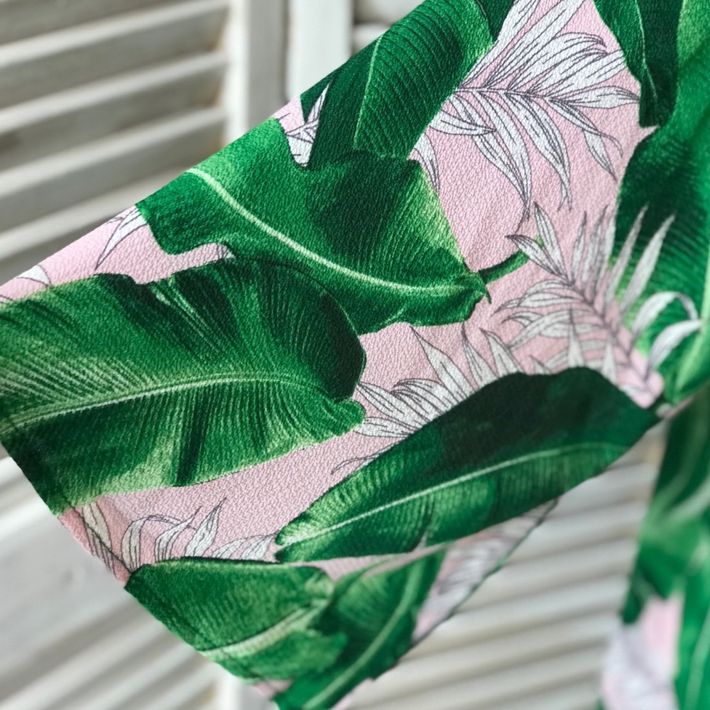 ✴️LAST ONE✴️ SMALL TROPICAL PRINT KIMONO - Picture 4 of 12